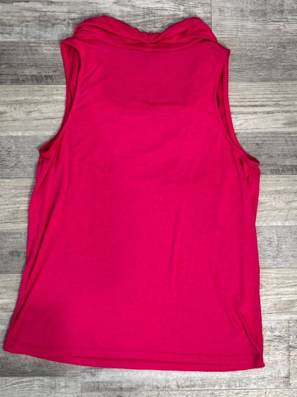 Torrid Magenta Drape Front Jersey Sleeveless Top Size 00/Medium I30 - Picture 6 of 6